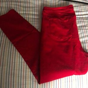 Red Rockstar Jeans 18 Long